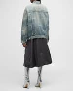 Image 3 of 6: Balenciaga Deconstructed A-Line Skirt