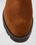 Image 4 of 6: John Lobb Men's Lawry Suede Chelsea Boots