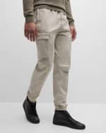 Image 4 of 6: Stone Island Men's Tapered Cargo Jogger Pants