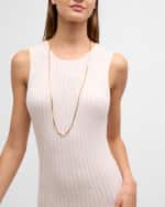 Image 5 of 5: Suzanne Kalan 18K Yellow Gold Long Baguette Link Necklace