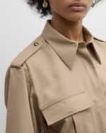 Image 6 of 7: Salon 1884 Ren Collared Utility Shirt