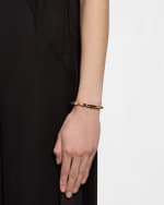 Image 2 of 5: Roberto Coin 18K Rose Gold Diamond Mosaic Bangle
