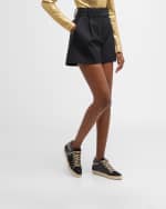 Image 2 of 6: Golden Goose Midstar Mixed Leather Wing-Tip Sneakers