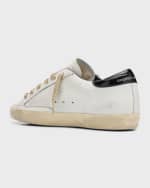 Image 3 of 6: Golden Goose Superstar Mixed Leather Low-Top Sneakers