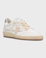 Image 5 of 6: Golden Goose Ballstar Mixed Leather Low-Top Sneakers