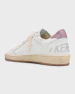Image 3 of 6: Golden Goose Ballstar Mixed Leather Low-Top Sneakers