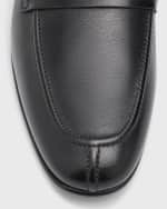 Image 4 of 6: Bally Men's Sadei Leather Loafers