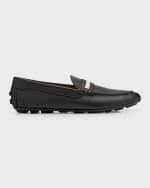 Image 1 of 6: Bally Men's Karlos Leather Driving Loafers