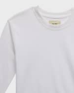 Image 3 of 4: DL1961 Girl's Long Sleeve Cropped T-Shirt, Size S-L