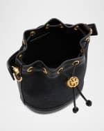 Image 5 of 6: Tory Burch T Monogram Mini Canvas Bucket Bag