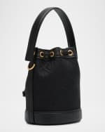 Image 4 of 6: Tory Burch T Monogram Mini Canvas Bucket Bag