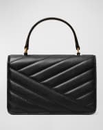 Image 4 of 5: Tory Burch Kira Mini Quilted Top-Handle Bag