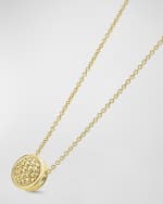 Image 5 of 5: LAGOS 18K Gold Meridian Circle Pendant Necklace