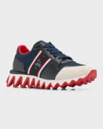 Image 4 of 5: Christian Louboutin Men's Nastroshark Canvas Runner Sneakers