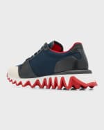 Image 2 of 5: Christian Louboutin Men's Nastroshark Canvas Runner Sneakers