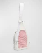 Image 4 of 6: Christian Louboutin Men's Loubifunk Leather Sling Crossbody Bag