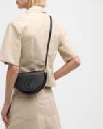 Image 2 of 6: Christian Louboutin By My Side Crossbody in Leather with CL Logo