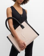 Image 2 of 6: Christian Louboutin By My Side Large Canvas Tote Bag