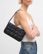 Image 3 of 6: Christian Louboutin Loubila Shoulder Bag in CL Embossed Nappa Leather