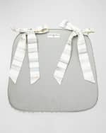 Image 2 of 2: MacKenzie-Childs Sterling Check Chair Cushion