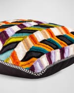 Image 2 of 2: MacKenzie-Childs Chevron Pillow
