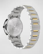 Image 3 of 5: Versace 38mm Greca Two-Tone Bracelet Watch