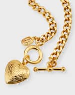 Image 3 of 5: Ben-Amun Toggle Bracelet with Heart Locket