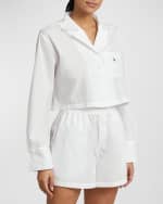 Image 4 of 5: Polo Ralph Lauren The Paige Cotton Poplin Pajama Set