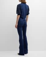 Image 3 of 6: Veronica Beard Beverly High-Rise Skinny Flare Jeans