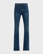 Image 1 of 6: Veronica Beard Beverly High-Rise Skinny Flare Jeans