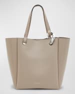 Image 1 of 6: JW Anderson Corner Chain-Link Leather Tote Bag