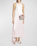 Image 2 of 5: JW Anderson Twister Small Crystal Top-Handle Bag