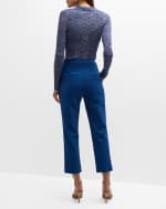 Image 3 of 6: Veronica Beard Renzo Straight Cropped Pants