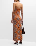 Image 3 of 6: Cara Cara Lena Printed Maxi Column Dress