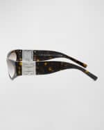 Image 4 of 5: Givenchy 4G Acetate Cat-Eye Sunglasses