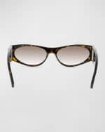 Image 5 of 5: Givenchy 4G Acetate Cat-Eye Sunglasses