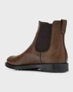 Image 3 of 6: Tod's Men's 62 Leather Chelsea Boots