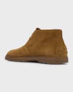 Image 3 of 6: Tod's Men's Polacco Suede Chukka Boots