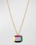Image 1 of 3: Emily P. Wheeler Mini Patchwork Necklace in 18K Yellow Gold and Kuzite