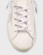 Image 4 of 6: Golden Goose Superstar Mixed Leather Low-Top Sneakers