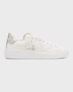 Image 1 of 6: Golden Goose Pure Star Leather Sparkle Low-Top Sneakers