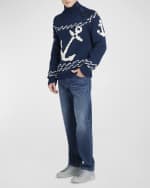 Image 2 of 6: Dolce&Gabbana Men's Anchor Knit Sweater