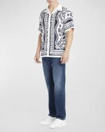 Image 2 of 6: Dolce&Gabbana Men's DG Nautical Ropes Camp Shirt