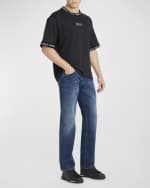 Image 2 of 6: Dolce&Gabbana Men's Logo Taping T-Shirt