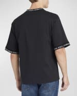 Image 4 of 6: Dolce&Gabbana Men's Logo Taping T-Shirt