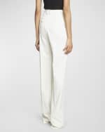 Image 4 of 6: Saint Laurent Wide-Leg Suiting Trousers
