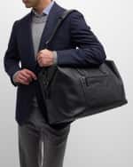 Image 2 of 6: Tumi Nelson Leather Duffel Bag