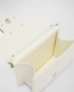 Image 5 of 6: Valentino Garavani Loco VLOGO Flap Leather Shoulder Bag