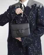 Image 3 of 6: Valentino Garavani Loco VLOGO Flap Leather Shoulder Bag