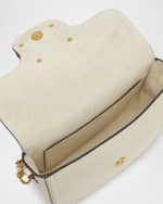 Image 5 of 6: Valentino Garavani Loco VLOGO Flap Leather Shoulder Bag